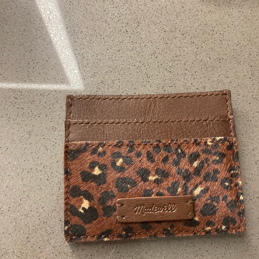 Madewell 2 sided card holder